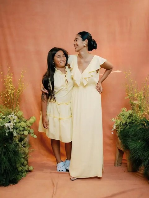 Dress Panjang Happy Salma (instagram.com/happysalma)