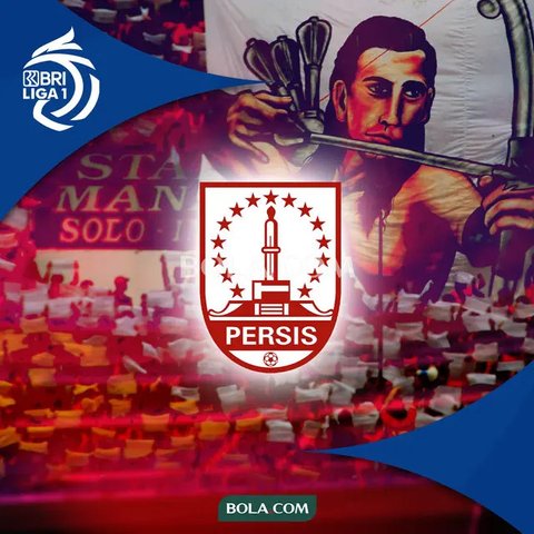 BRI Liga 1 - Ilustrasi Logo Persis Solo untuk Liga 1 2025/2026 (Bola.com/Adreanus Titus)