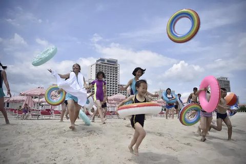 FOTO: Mewah dan Modern, Ini Penampakan Resor Wisata Pantai di Korea Utara yang Jadi Kebanggaan Kim Jong-un