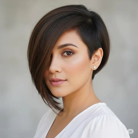 Model Rambut Pendek Emak-Emak. Foto: Gemini
