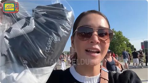 Hadiah manis dari Irwan Mussry, Maia Estianty nonton konser Beyonce di Paris. (YouTube/  MAIA ALELDUL TV)