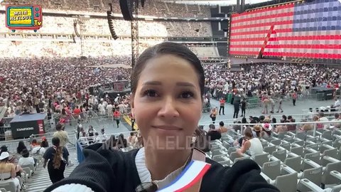 Hadiah manis dari Irwan Mussry, Maia Estianty nonton konser Beyonce di Paris. (YouTube/  MAIA ALELDUL TV)