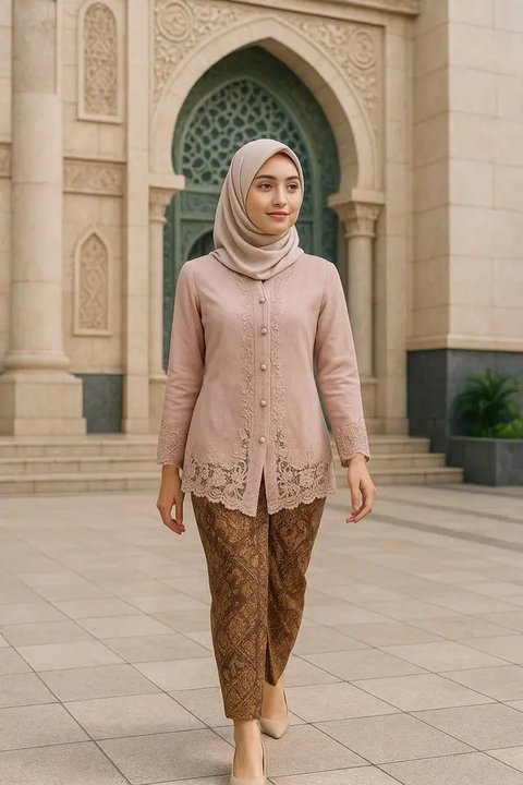 Inspirasi Model Kebaya Modern Hijab (created by AI)
