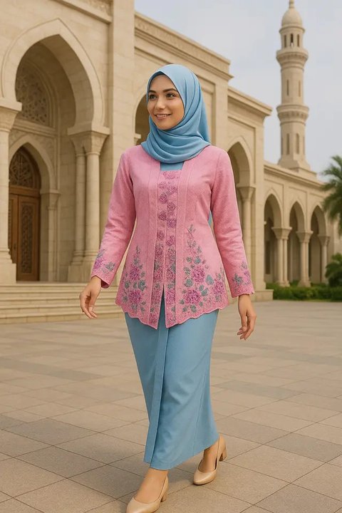 Inspirasi Model Kebaya Modern Hijab (created by AI)