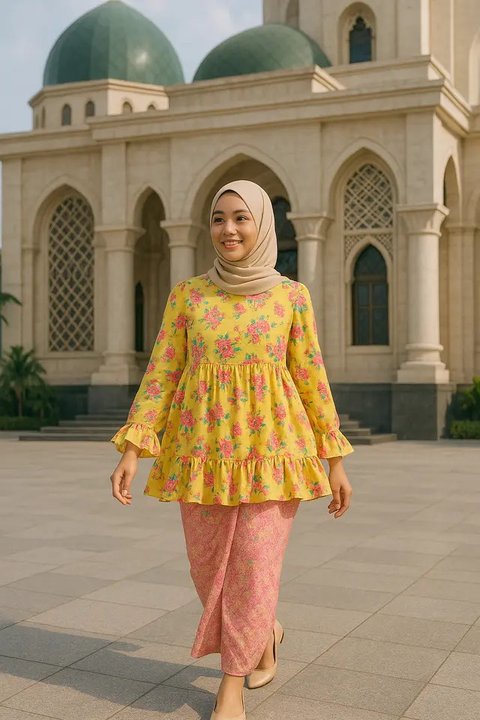 Inspirasi Model Kebaya Modern Hijab (created by AI)