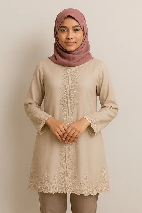 Inspirasi Model Kebaya Modern Hijab (created by AI)