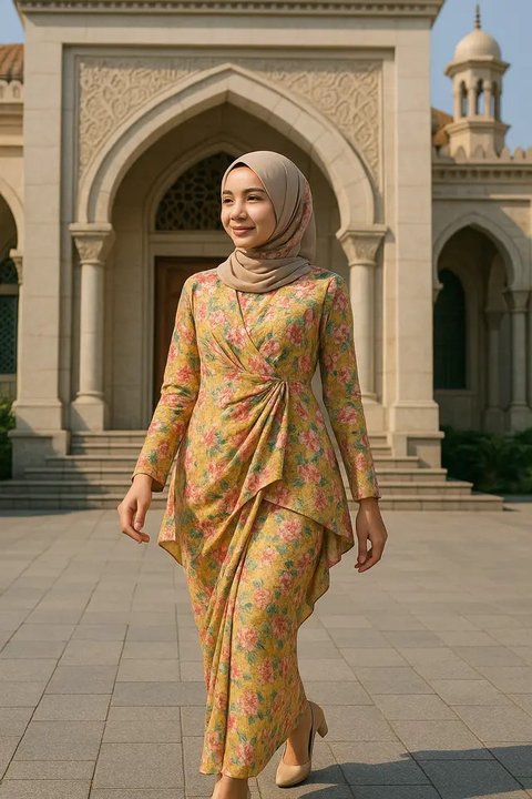 Inspirasi Model Kebaya Modern Hijab (created by AI)