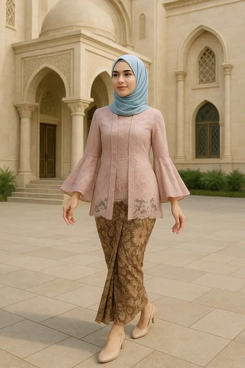 Inspirasi Model Kebaya Modern Hijab (created by AI)