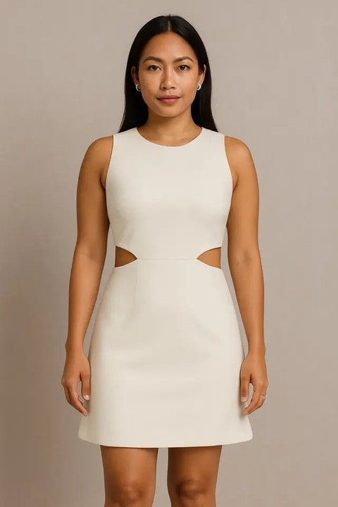 Model Gaun Pesta Cantik dan Pendek untuk Non Hijab (Foto: ChatGPT)