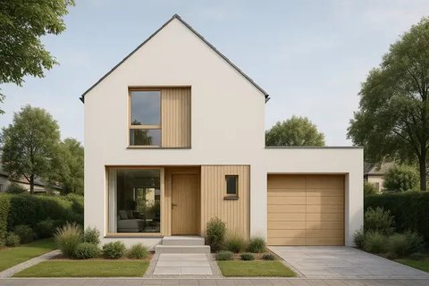 7 Desain Rumah Minimalis 2 Lantai ala Eropa yang Modern, Mewah dan Fungsional (sumber:AI)