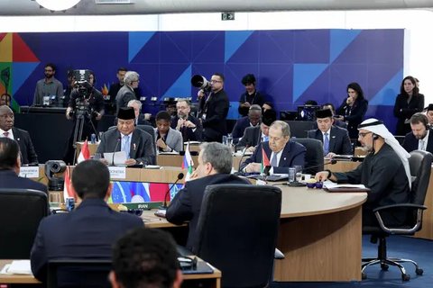 Presiden Prabowo Subianto menghadiri KTT BRICS 2025 yang digelar di Rio de Janeiro, Brasil, Minggu, 6 Juli 2025. (Foto: Muchlis Jr - Biro Pers Sekretariat Presiden)
