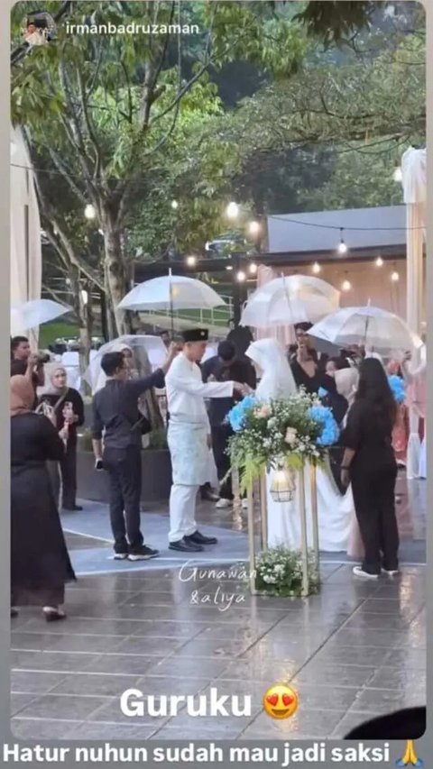 Pernikahan Gunawan Dwi Cahyo dengan Alya Nabila, Intip Potretnya yang Digelar Sederhana