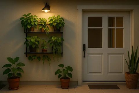 Inspirasi Teras Rumah Kecil agar Tampak Luas (Foto: Reve Art AI)