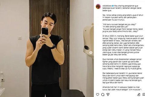 Vidi Aldiano unggah jurnal kesehatan ke-8 di akun Instagram terverifikasi. Ia buka kartu soal hasil scan yang dijalani setelah Lebaran 2025. Kanker tumbuh cepat. (Foto: Dok. Instagram @vidial