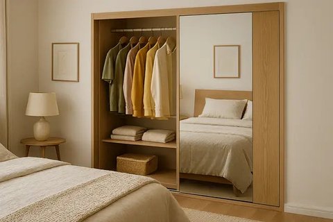 Desain Kamar Tidur Minimalis Ukuran 3x3 by Meta AI