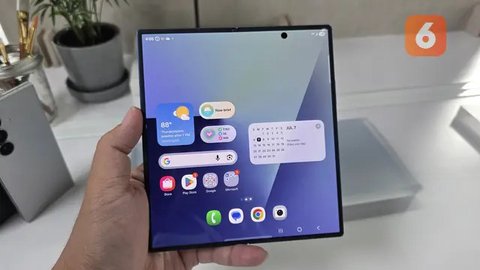 President and Acting Head of the Device Mobile eXperience (DX) Division di Samsung Electronics TM Roh saat gelaran Galaxy Unpacked di New York, Amerika Serikat, Rabu (9/7/2025), waktu sete