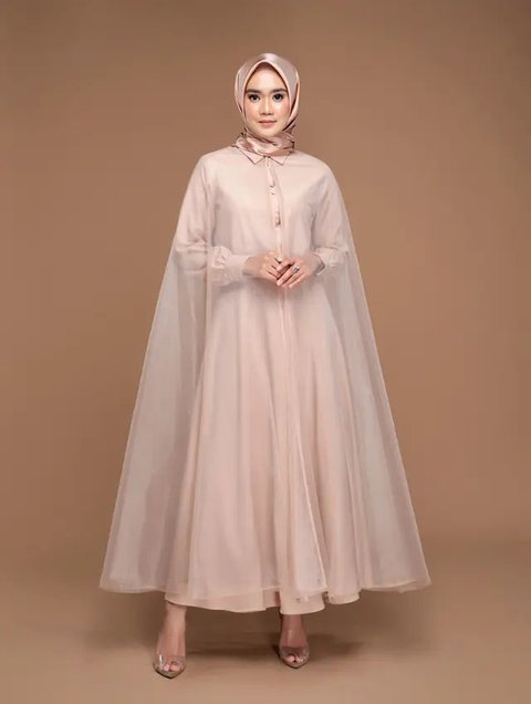 Model Gamis Syar&amp;amp;amp;amp;amp;#039;i Kekinian Tetap Simpel tapi Mewah (Foto: ChatGPT)