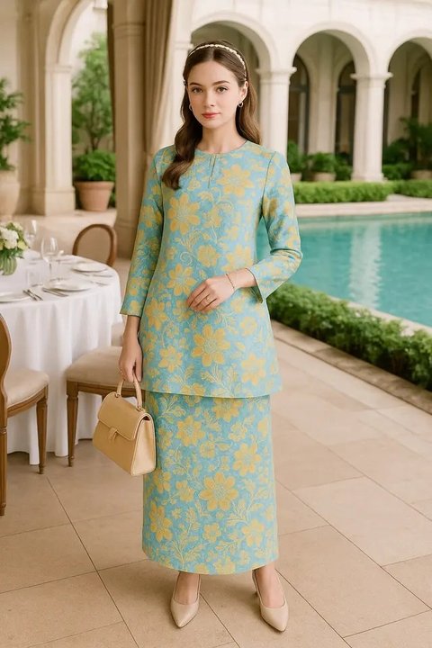 13 Inspirasi Model Tunik Batik Setelan Rok yang Simpel Tapi Mewah, Cocok untuk Segala Acara