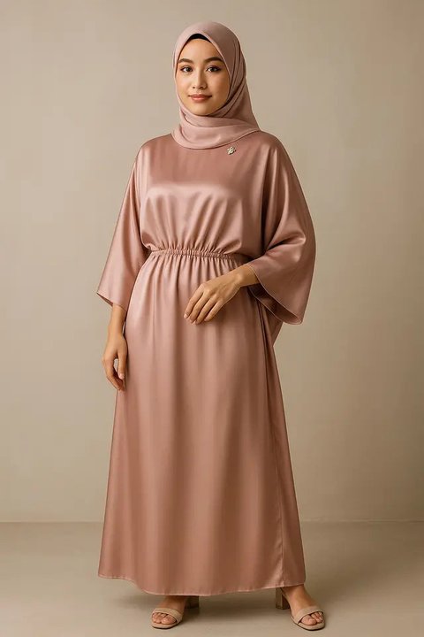Model Kaftan Muslim Modern Buat Lamaran Biar Tampil Percaya Diri