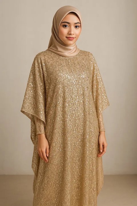 Model Kaftan Muslim Modern Buat Lamaran Biar Tampil Percaya Diri
