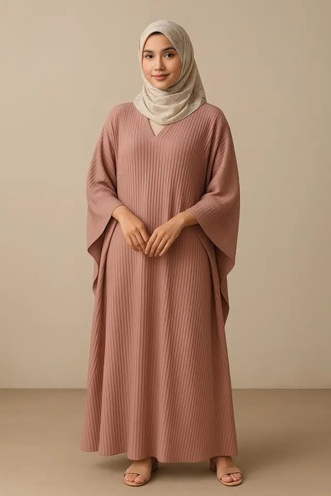 Model Kaftan Muslim Modern Buat Lamaran Biar Tampil Percaya Diri