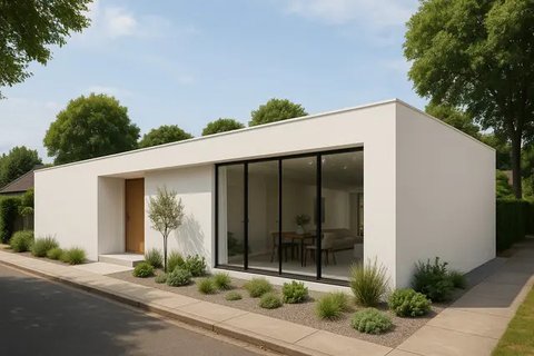 Gambar Rumah Minimalis Putih (created by AI)