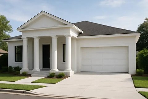 Gambar Rumah Minimalis Putih (created by AI)