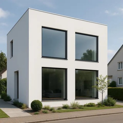 Gambar Rumah Minimalis Putih (created by AI)