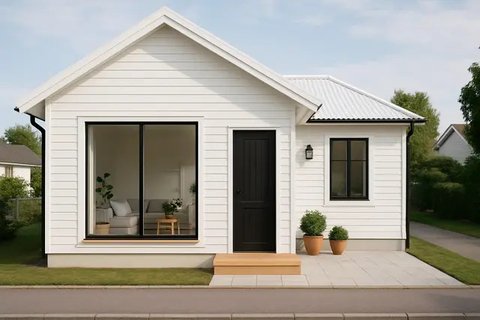 Gambar Rumah Minimalis Putih (created by AI)