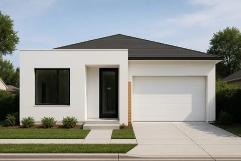 Gambar Rumah Minimalis Putih (created by AI)