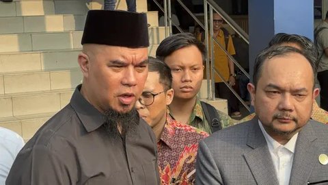 Ahmad Dhani di KPAI, Jakarta Pusat, Rabu (9/7/2025). (Dok. via M/ Altaf Jauhar)