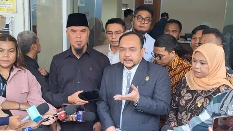 Ahmad Dhani di KPAI, Jakarta Pusat, Rabu (9/7/2025). (Dok. via M/ Altaf Jauhar)