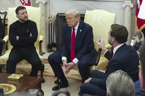 Presiden Amerika Serikat Donald Trump di Gedung Putih, Kamis (12/6/2025). (Dok. AP/Alex Brandon)