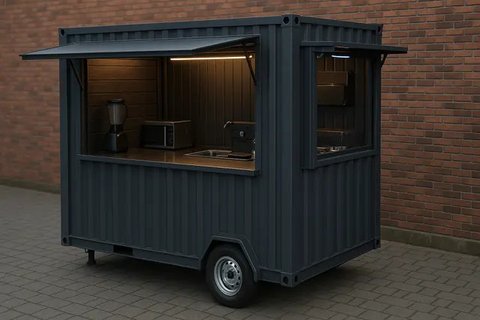 7 Desain Gerobak Jualan untuk Usaha, Fungsional dan Menarik Pelanggan (sumber:AI)