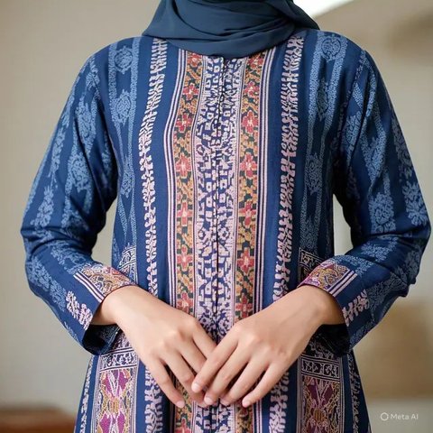 Model Tunik Batik Cantik dan Elegan Terbaru 2025, Cocok untuk Acara Formal dan Kasual (sumber:AI)