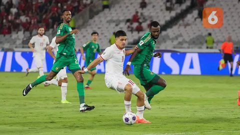 Gelandang Timnas Indonesia, Marselino Ferdinan, mencetak gol ke Gawang Arab Saudi pada matchday 6 Kualifikasi Piala Dunia 2026 Zona Asia di Stadion Utama Gelora Bung Karno (SUGBK), pa