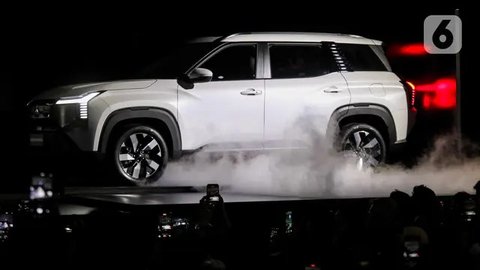 Jelang perhelatan GAIKINDO Indonesia International Auto Show (GIIAS) 2025, Mitsubishi Motors memilih Indonesia sebagai lokasi peluncuran SUV terbarunya, Mitsubishi Destinator. (Liputan6.com/Herman Zakharia)