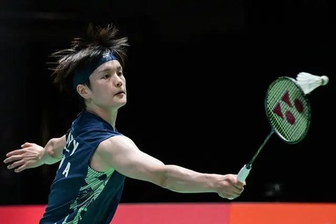 Hasil ini memperbesar keunggulan Wang Zhi Yi dalam rekor pertemuan mereka menjadi 6-0. (Richard A. Brooks/AFP)