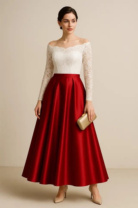 Model OOTD Merah Putih (AI)