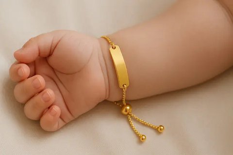 Model Gelang untuk Bayi (created by AI)