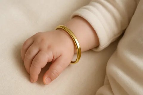 Model Gelang untuk Bayi (created by AI)