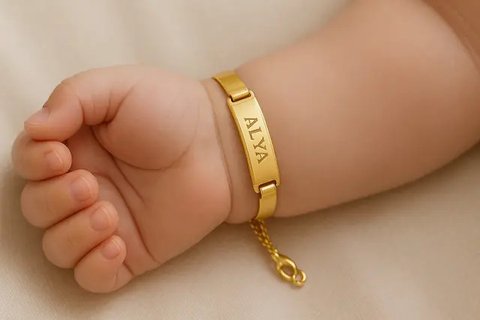 Model Gelang untuk Bayi (created by AI)
