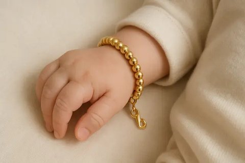 Model Gelang untuk Bayi (created by AI)