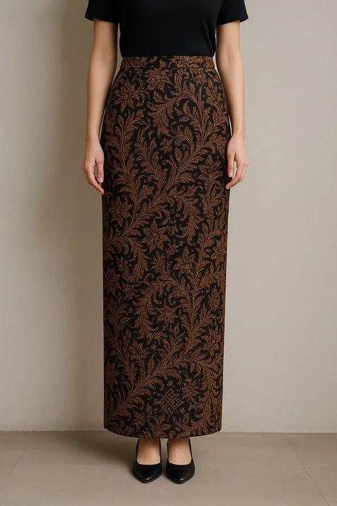 Model Rok Span Batik yang Cantik untuk Gaya Kasual (created by AI)