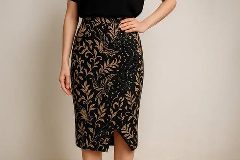 Model Rok Span Batik yang Cantik untuk Gaya Kasual (created by AI)