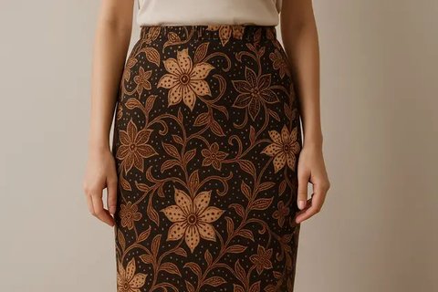 Model Rok Span Batik yang Cantik untuk Gaya Kasual (created by AI)