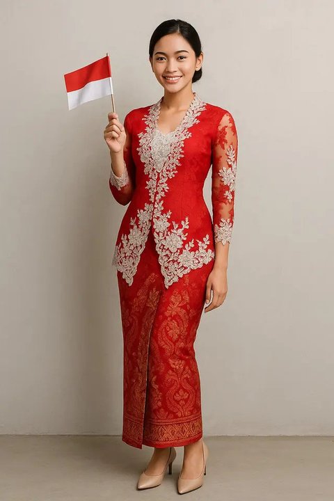 Model Baju yang Cocok untuk Tema Agustusan (created by AI)