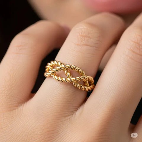 Model Cincin Emas 24k Motif Vintage. Foto: Gemini