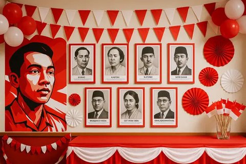 10 Ide Dekorasi 17 Agustus, Meriahkan Hari Kemerdekaan dengan Nuansa Merah Putih (sumber:AI)