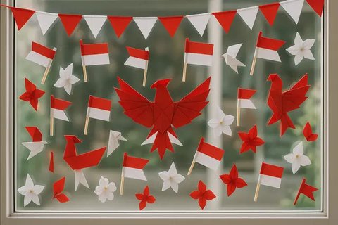 10 Ide Dekorasi 17 Agustus, Meriahkan Hari Kemerdekaan dengan Nuansa Merah Putih (sumber:AI)